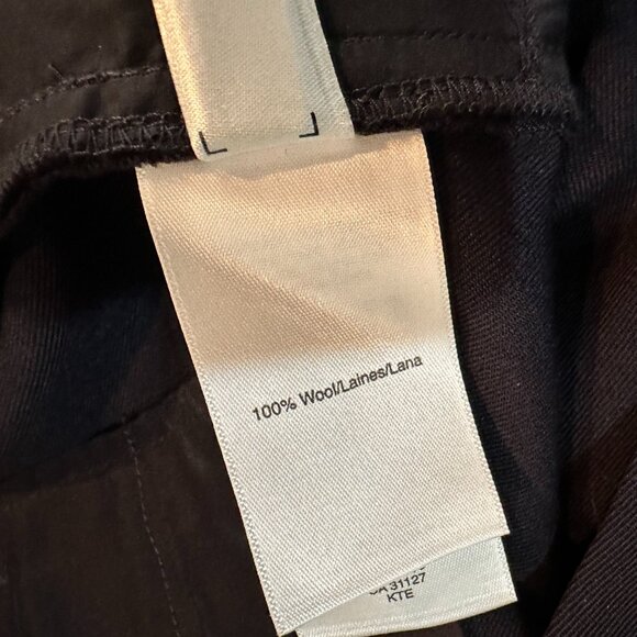 New DKNY Wide Leg Navy Wool Dress Slacks Size 12 (NWT) - Picture 11 of 13